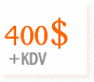 400 $ + KDV